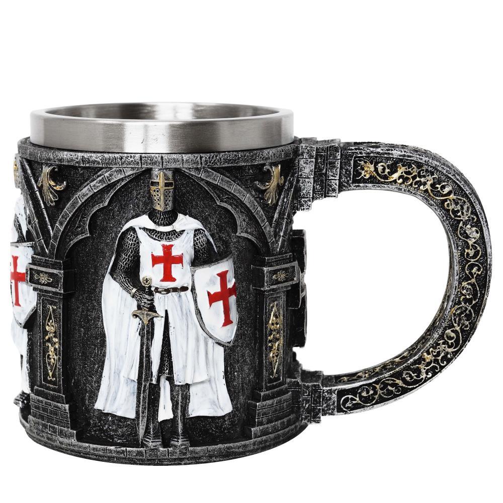 Krug Kreuzritter weiß