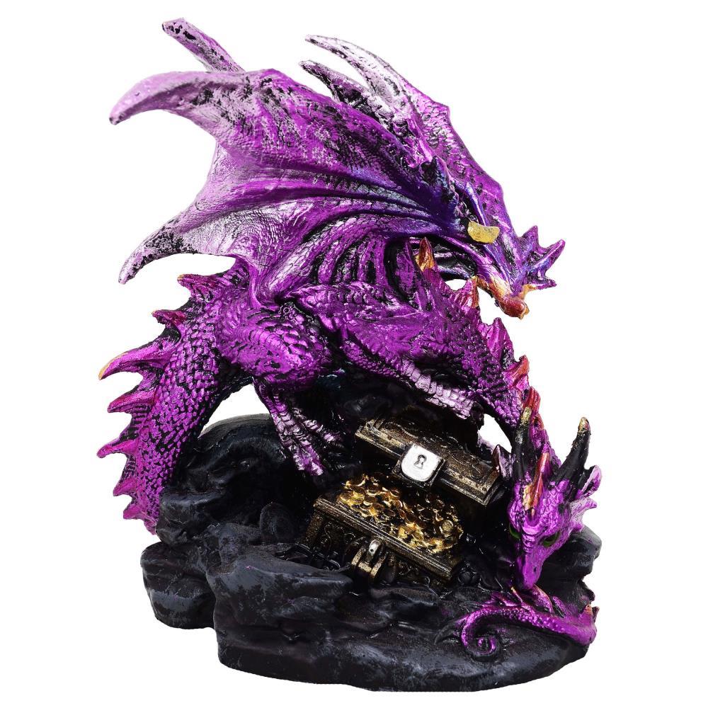 Drache auf Schatzkiste Drache auf Schatzkiste